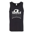 thumbnail image 2 of Wild Bobby, Soccer Dad Better Than a Regular Dad Father's Day Mens Tank Top, Black, Small, 2 of 6