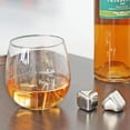 thumbnail image 4 of Southern Homewares Heart Shape Stainless Steel Chilling Ice Cubes Reusable For Whiskey Wine Beverage Set of 4, 4 of 6