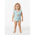 thumbnail image 2 of Character Toddler Girl One- Piece Swimsuit with Ruffles, Sizes 12M-5T, 2 of 5