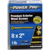 Hillman 48597 Premium Deck Screws Power Pro No. 8 X 2" L Star Flat Head 1 lb Ceramic Coated
