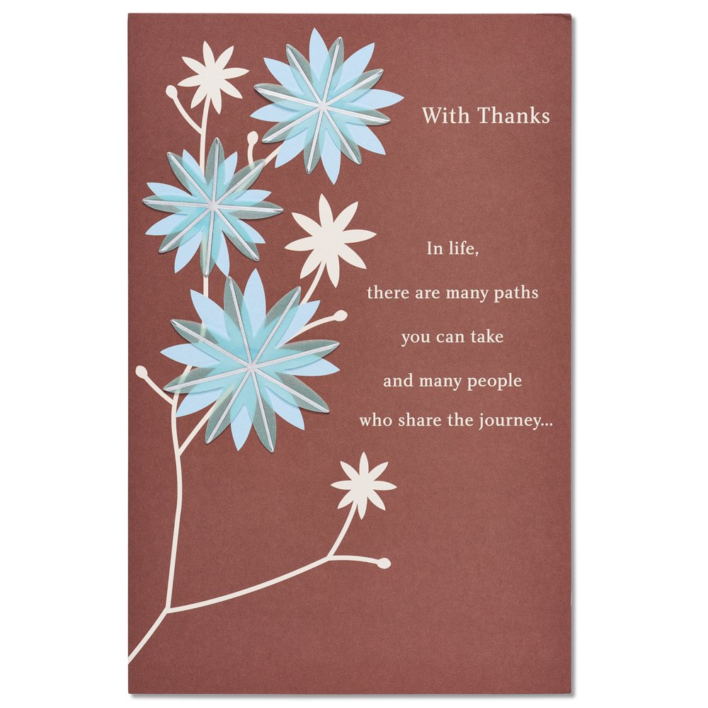American Greetings With Thanks Thank You Card with Foil