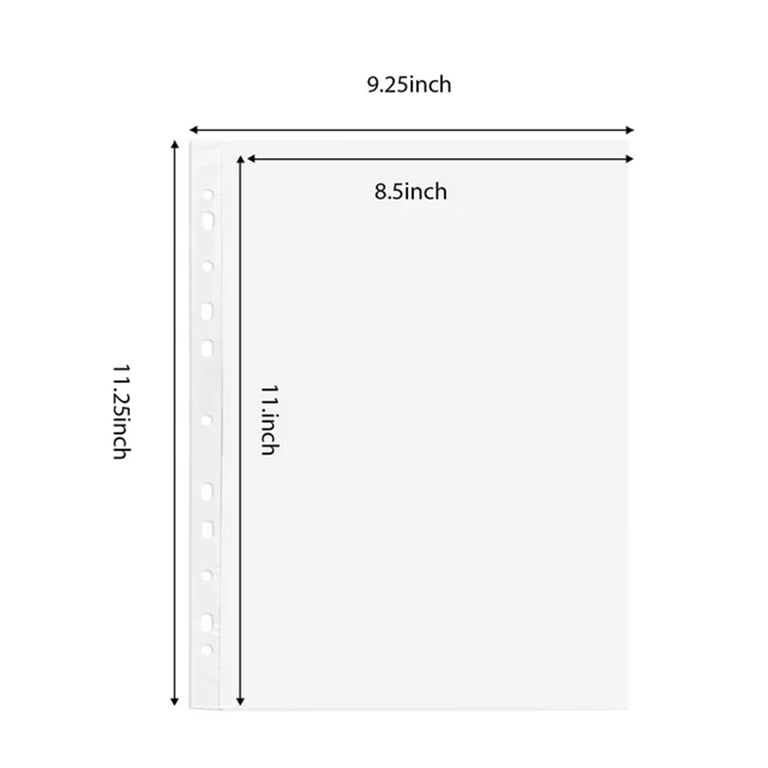 Diymag Sheet Protectors, 600 Count, Heavy Duty Clear photo 4