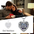 thumbnail image 3 of Personalized Heart Locket Necklace 925 Sterling Silver That Holds Pictures Photo Keep Someone Near to You Custom Lockets Necklaces Letters Engraving for His Her, 3 of 6