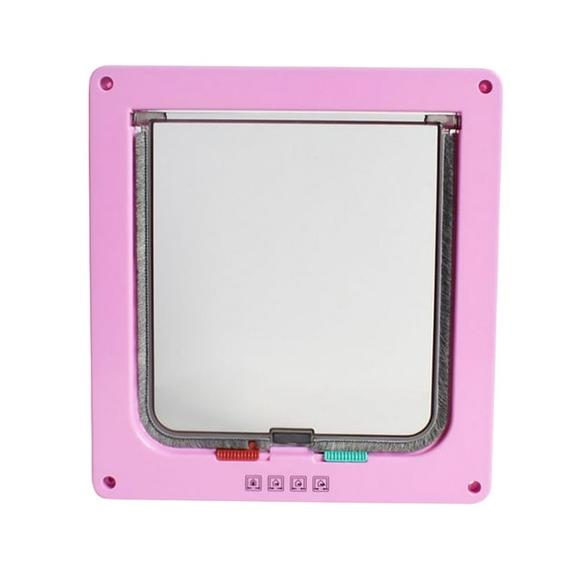 Puerta de gato de 4 vías resistente a intemperie para dirección de interruptor controble Zulema Puerta con solapa para gatos