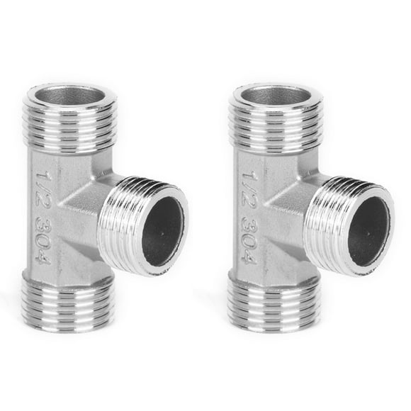 Tee Connector, Pipe Fittings Threaded Connector, No Leakage For Plumbing Hardware
