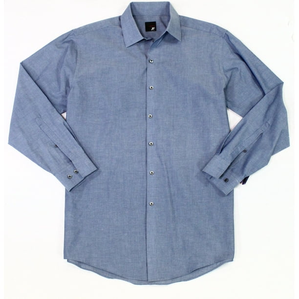 J. Ferrar Dress Shirts - Mens Dress Shirt Medium 15-15 1/2 Spread ...