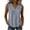 Navy, variant on Women's Vertical Striped V-Neck Pleated Tank Tops Spring Summer Casual Tops for Everyday Wear S-XXL