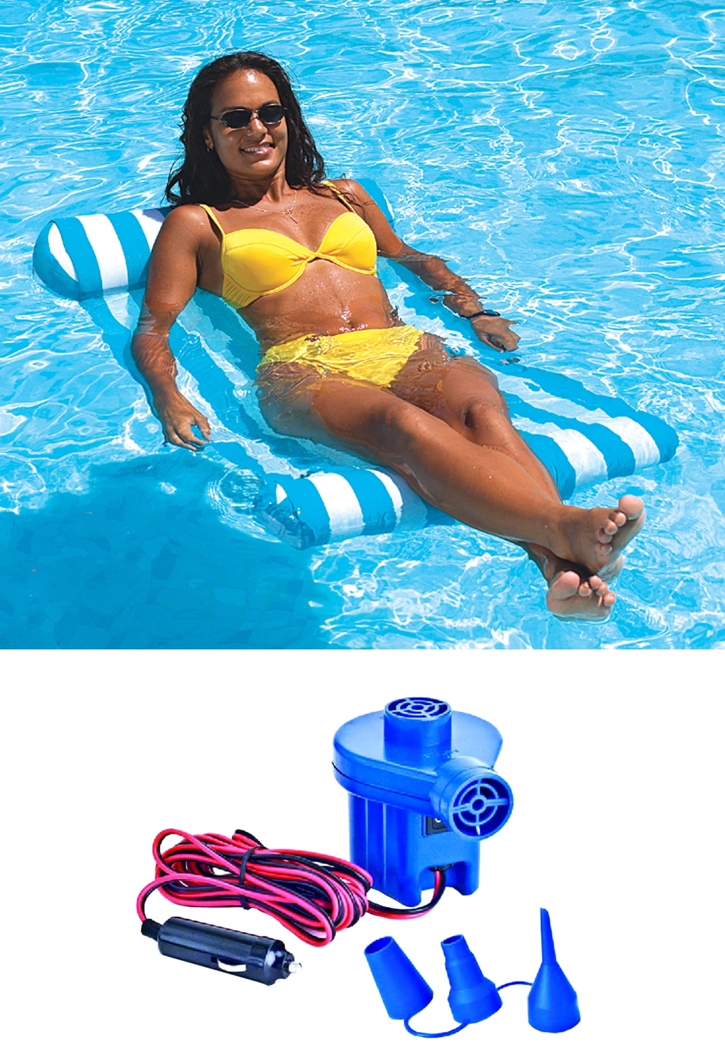 non inflatable pool floats walmart
