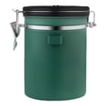 thumbnail image 2 of Recipiente para Café Recipientes con Seguimiento de Fecha 1500 Ml Tapa Hermética Recipiente para Alimentos de Acero Inoxidable Frascos Verde Macarena Bote de café hermético, 2 of 8