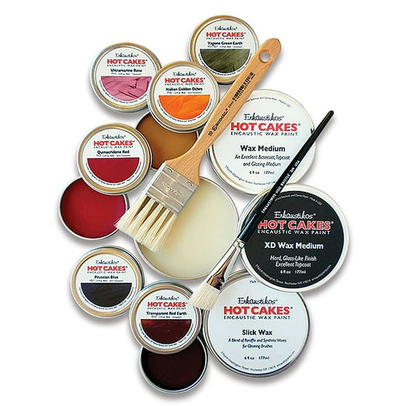 Encaustic Wax Paint Set- Glazing Hot Cakes Set