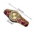 thumbnail image 2 of Sfonq Price Drop Watches for Women Women Wrist Watches Ladies Flower Bracelet Analog Quartz Wrist Watch Woman Gift Birthday Gift Mothers Day Gifts Fashion Ladies Watches,Yellow Buy 2 Save 10%, 2 of 2