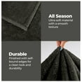 thumbnail image 6 of Superior Super Soft Plush Fleece Blanket 90" x 106", Bed & Couch Blankets, King, Charcoal, 6 of 10