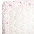 thumbnail image 7 of Little Love by NoJo Sweet Llama and Butterflies 3PC Mini Porta Crib Bedding Set, Pink, Purple, Girl - Comforter ,two sheets, 7 of 7