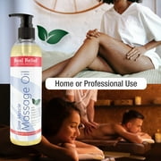 Real Relief Arnica Oil with Chamomile & Lavender Essential Oil, Soothes Sore Muscles, Joints & Body, Relaxing Massage Therapy Oil for Personal or Professional use, 8 fl. Oz