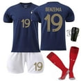 thumbnail image 1 of 22/23 France Home Jerseys Children's Football Training Suit Set, 1 of 5