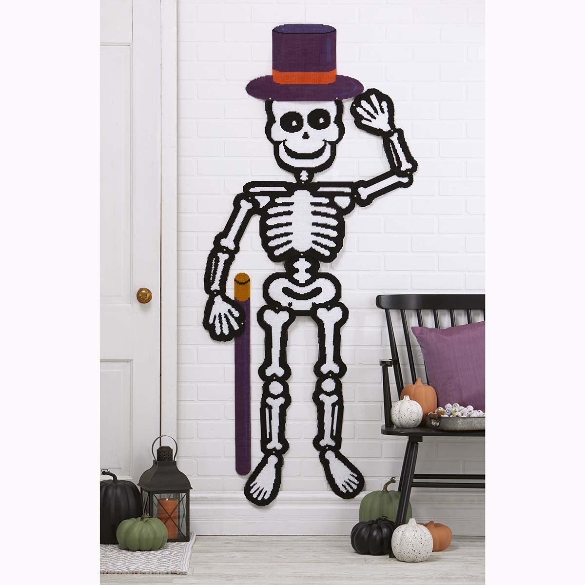Herrschners® Mr. Bones Wall Hanging Plastic Canvas Kit