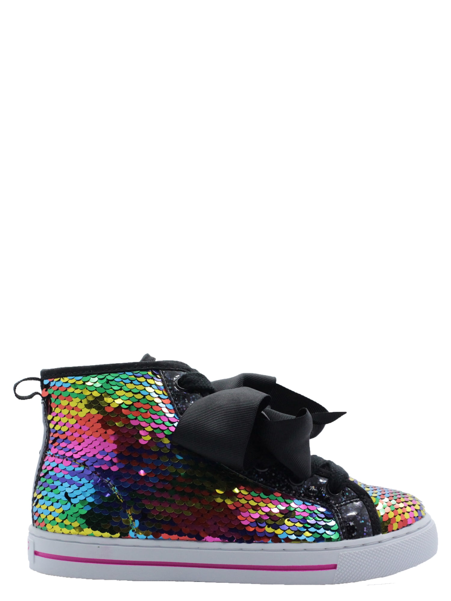 sequin high top sneakers