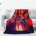 thumbnail image 2 of Rustic Stranger American horror Things Throw Blanket, Flannel Christmas Blankets And Throws For Couch, Large Air Conditioning Blanket 80"X60", 2 of 7