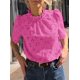 thumbnail image 4 of Blusa de verano PRETTYGARDEN bordada con ojales para mujer, 4 of 7