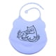 thumbnail image 4 of Baberos para Bebés Baberos de Alimentación Cómodos y Suaves para Niños de Silicona Búho_Púrpura, 4 of 7