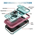 thumbnail image 3 of Dteck Case for iPhone Air (2025), Shockproof Impact Resistant Magnetic for Car Holder with Slide Lens Protective Ring Stand Holder Hybrid Hard Rugged Cover, F, 3 of 9