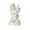 A, variant on mdesiwst 2 Pcs Mini Cupid Figurine Small Resin Cherubs Playing Musical Instrument Statue Miniature Decorative White Angel Ornament for Home Office Tabletop Decor