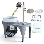 VEVOR Gem Faceting Machine, 180W Jewelry Lapidary Cutting Polisher with Faceted Manipulator, Gemstone Polishing Machine DIY, Gem Faceting Machine 2800RPM, Lapidary Polisher for Jade, Stone, Cutting