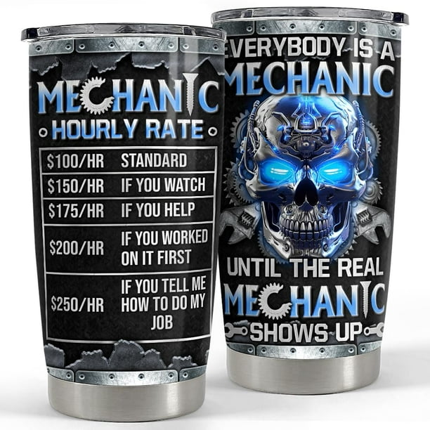 Vaso aislante de acero inoxidable SANDJEST de 20 oz para mecánicos