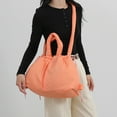 thumbnail image 2 of YIEMEEN Women Puffer Bag Simple Backpack Puffer Shoulder Bag Solid Color Crossbody Bag, 2 of 21