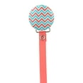 thumbnail image 1 of Chevron Design Ribbon Pacifier Clip, 1 of 4