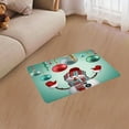 thumbnail image 3 of Decoración Navideña Alfombra Papá Noel Elk Franela Antideslizante Absorbente Puerta de Decoración para Adorno vidad Cualquier ión M Soledad Alfombra manta, 3 of 7