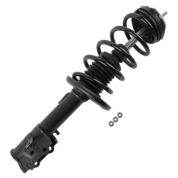 Detroit Axle - 1.6L Front Left Strut for 2014 2015 2016 2017 Ford Fiesta [Manual Trans], Strut with Coil Spring Assembly Replacement Suspension