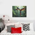 thumbnail image 4 of Lsque Flying Parrots In Jungle Print Wall Art – Decorative Picture for Living Room, Bedroom, and Office (Horizontal), 4 of 6