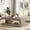 Gray, variant on Fnova 47" Farmhouse Coffee Tabl, 2-Tier Rectangular Accent Center Tea Cocktail Table with Storage for Living Room