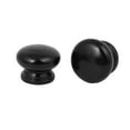 thumbnail image 3 of Uxcell Home Furniture Drawer Wooden Wood Pull Knob Grab Handle Black 33mmx25mm 10Pcs, 3 of 6