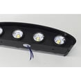 thumbnail image 4 of Aplique de pared LED negro para interiores, 12 W, blanco cálido, moderno aplique de aluminio, luz nocturna con foco arriba/abajo para salón, dormitorio, pasillo y escalera., 4 of 5