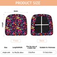 thumbnail image 3 of Pioneer Flower Seat Covers for Dining Room Chairs Set Of 4,Stretch Printed Washable Chair Seat Cover with Elastic Ties and Button,Removable Waterproof Couch Cushion Covers, 3 of 6