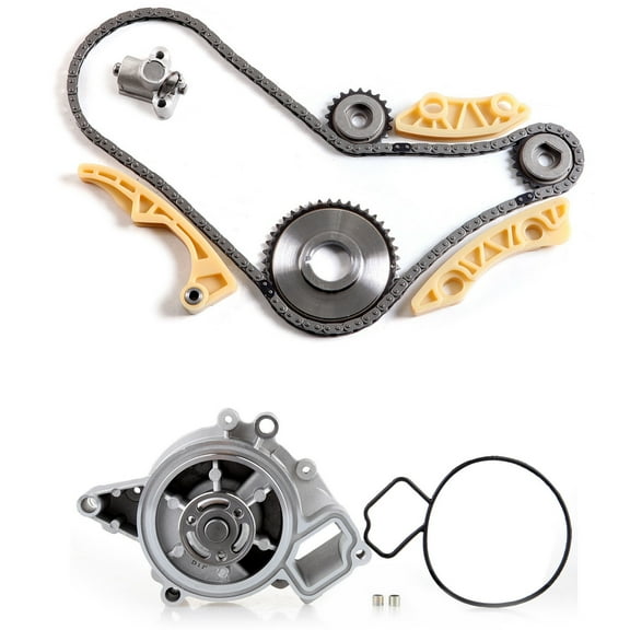 cciyu Timing Chain Kit & Water Pump Sets for Chevrolet Cobalt HHR Malibu Classic Cavalier Sky Ion L 100 L 200 LW200 for LS LW1 for LS1 Vue G5 Grand Am Sunfire Alero 2.2L 2.0L 2.4L