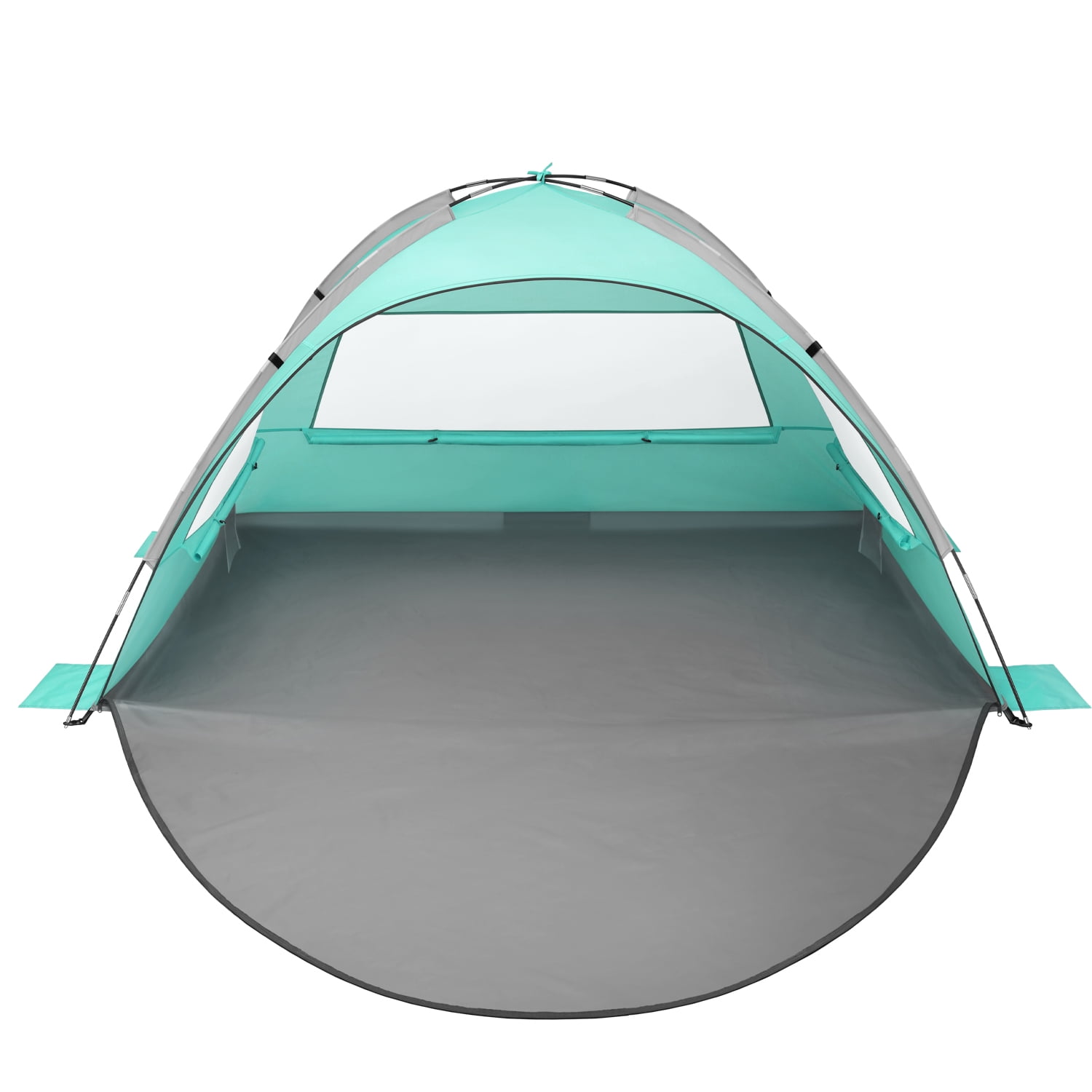 Oileus Beach Tent Pop Up Tents Sun Shade 23 Person, Sun Shelter With