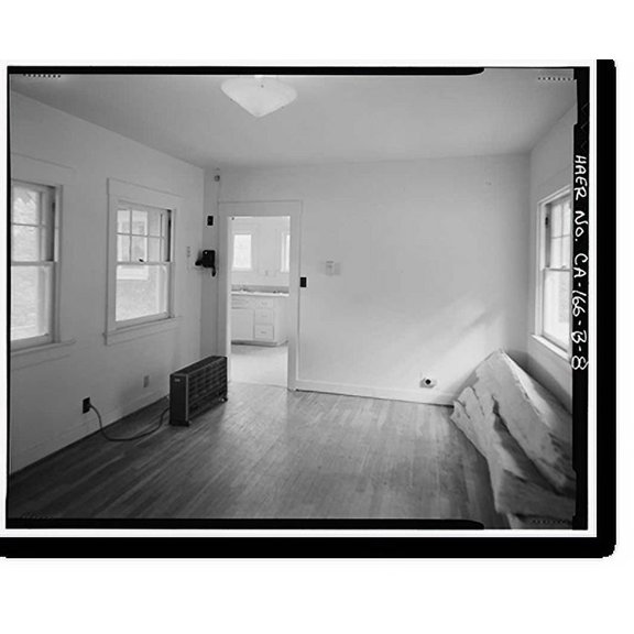 Historic Print, Rush Creek Hydroelectric System, Worker Cottage, Rush Creek, June Lake vicinity, Mono County, CA - 8, 16" x 20"