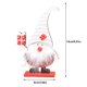 thumbnail image 3 of Matsuzay Muñeco de Papá Noel de Feliz Navidad de madera, decoración de dibujos animados, barba, adorno de mesa, pequeño accesorio, colección Kits de decoración para fiestas gris Matsuzay HA009124-02, 3 of 6
