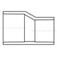 thumbnail image 3 of Lesso America 429-212E (20 Pack), Plumbing, PVC Pipe Fitting ,Eccentric Reducer Coupling , SCH40, 1-1/2×1-1/4", 3 of 3