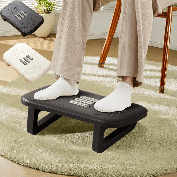 Foot Rest for Under Desk at Work - Adjustable Under Desk Footrest - Ergonomic Foot Stools for Under Office Desks - Desks Foot Rest with Massage Rollers - Leg Rest for Chair