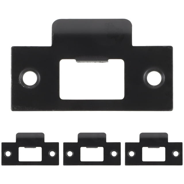 4pcs Deadbolt Strike Plates Latch Door Strike Plates Door Plate Reinforcement Plates