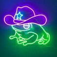 thumbnail image 2 of Handmadetneonsign Cowboy Hat Neon Sign, Cowboy Wall Art Decor, Western Cowboy Neon Light, Man Cave Wall Decor, 2 of 5