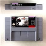 Game card for Final Game Fantasy 6 - RPG Game Cartridge SNES US Version English Language Battery Save Game Cartridge SNES