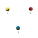 thumbnail image 5 of Greeniant Paquete de 50 pelotas de golf, práctica, entrenamiento, pelota, enseñanza, aprendizaje, deporte, rayas, Color brillante, ejercicio, juguetes Golf Amarillo Greeniant OD023247-01, 5 of 6