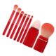thumbnail image 1 of 8 Pcs Makeup Brush Set Soft Bristles Retractable Powder Brush Mini Portable Makeup Brushes for Travel Wine Red, 1 of 5