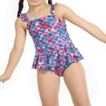 thumbnail image 3 of Mother and Daughter Bikini  Family Matching Fish Scale Print Patchwork Summer Swimwear, 3 of 7