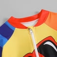 thumbnail image 6 of Boys Swimsuit Kids One Piece Swimsuit Cartoon Shark Print Long Sleeve Comfortable Korean Style Cute Boys Swim Set Size 5-6Y, 6 of 6